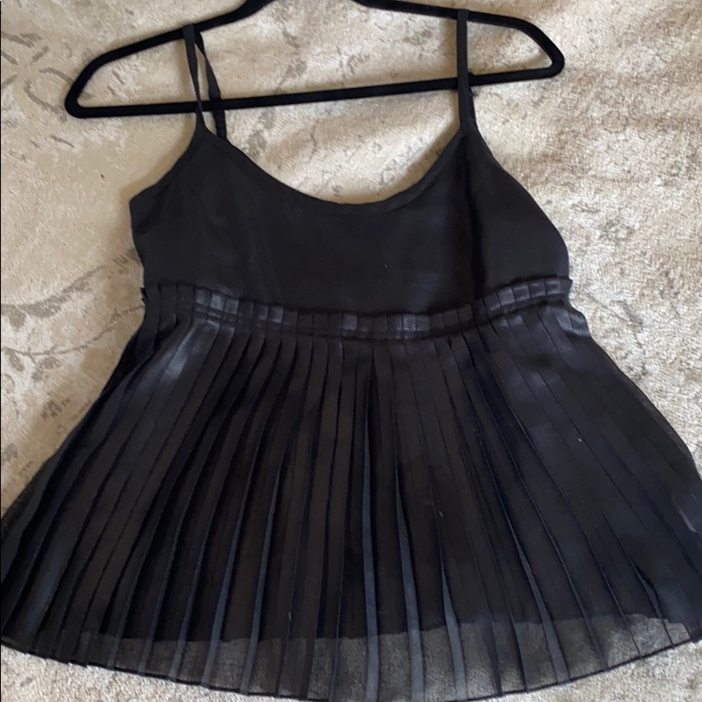 Accordion peplum cami